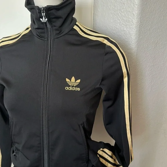 Adidas Firebird Black Gold Track Jacket - Picture 5 of 7